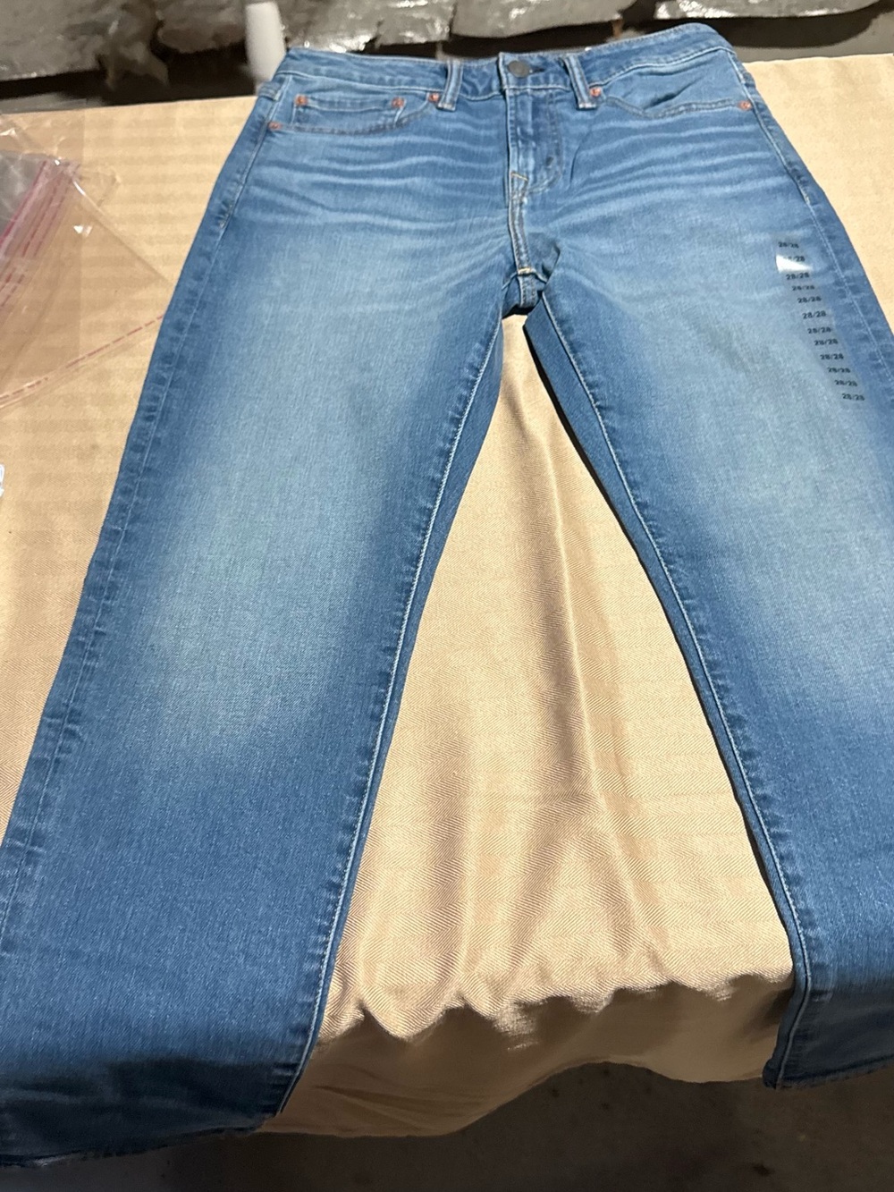 American Eagle Outfitters Light Blue Straight-Leg‎ Jeans